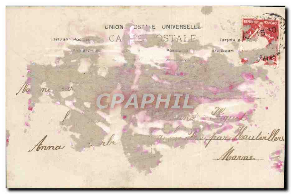 CPA Fantaisie Enfant — Rückseite