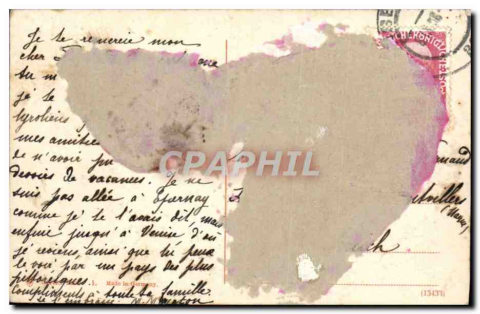 CPA Fantaisie Enfants — Verso