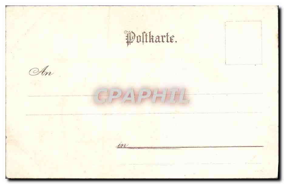 CPA Fantaisie Femme — Rückseite