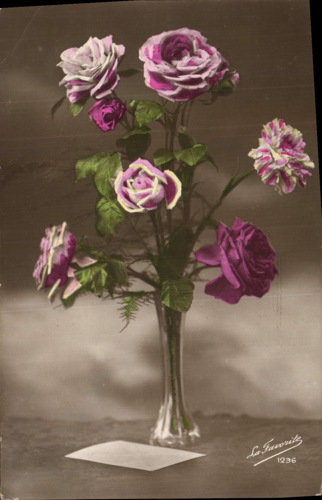 CPA Fantaisie Fleurs