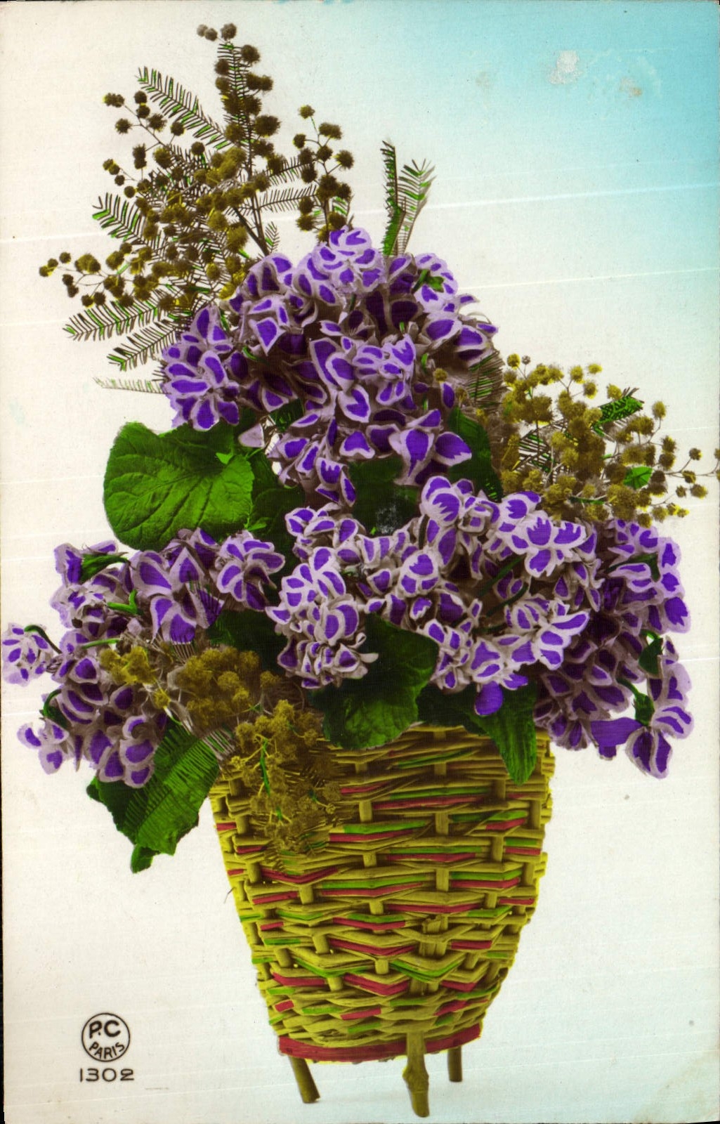 CPA Fantaisie Fleurs