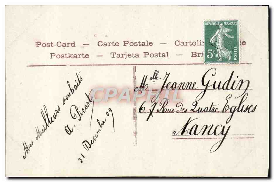 CPA Fantaisie Enfant — Verso
