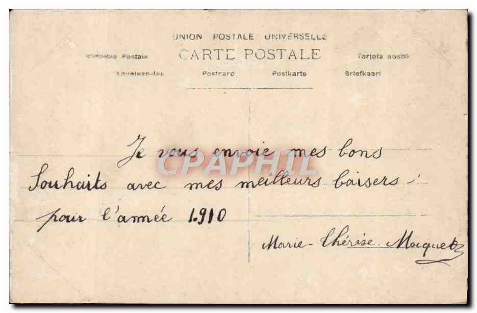 CPA Fantaisie Enfant — Verso
