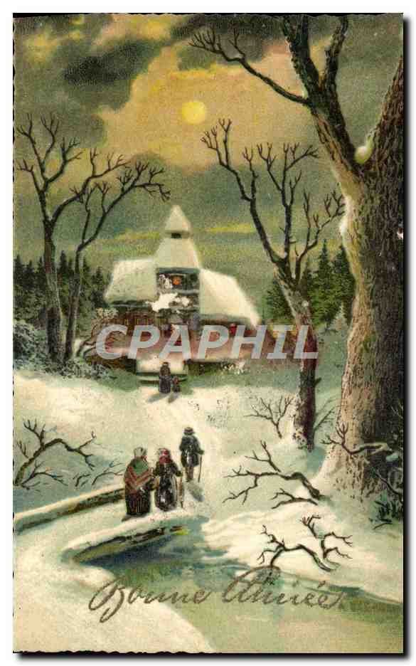 CPA Fantaisie Bonne annee