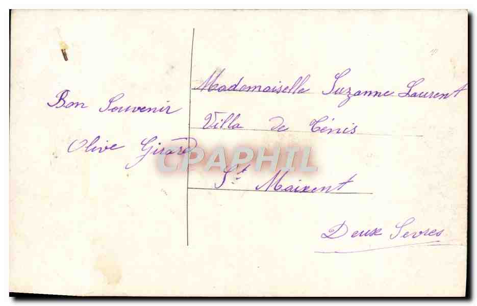 CPA Fantaisie Heureuse annee Calendrier  — Rückseite