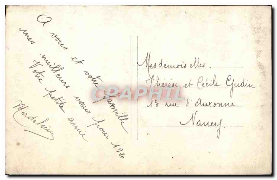 CPA Fantaisie Enfant — Rückseite