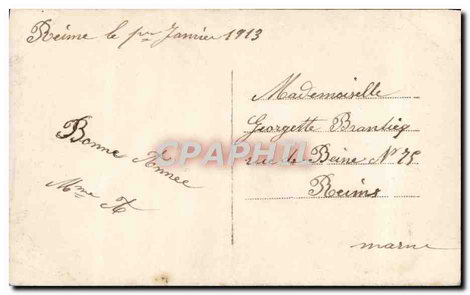 CPA Fantaisie Enfant — Verso