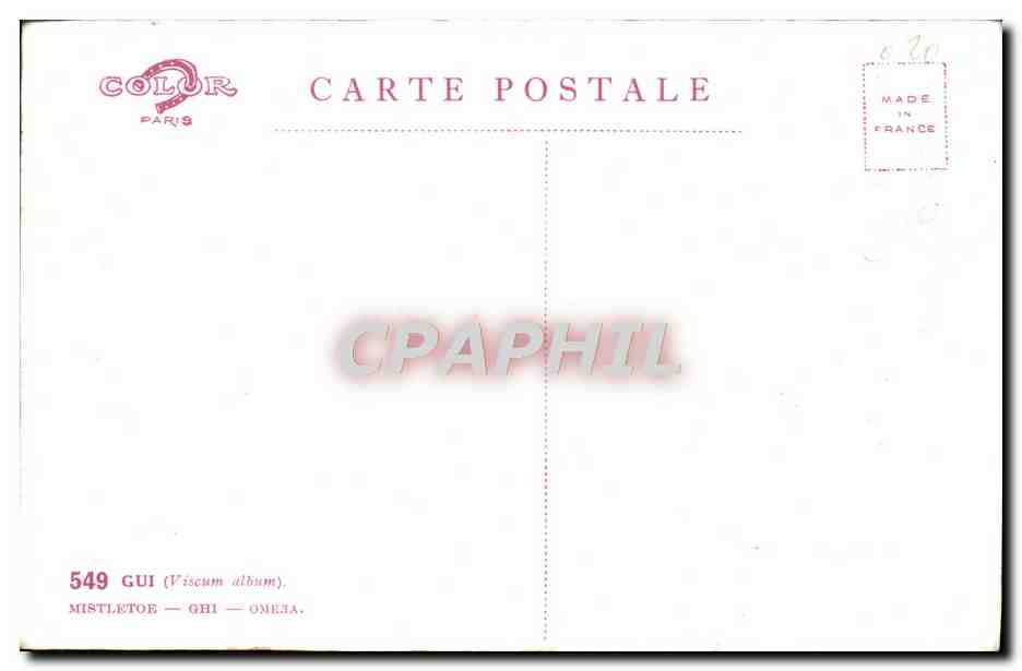 CPA Fantaisie Gui — Verso
