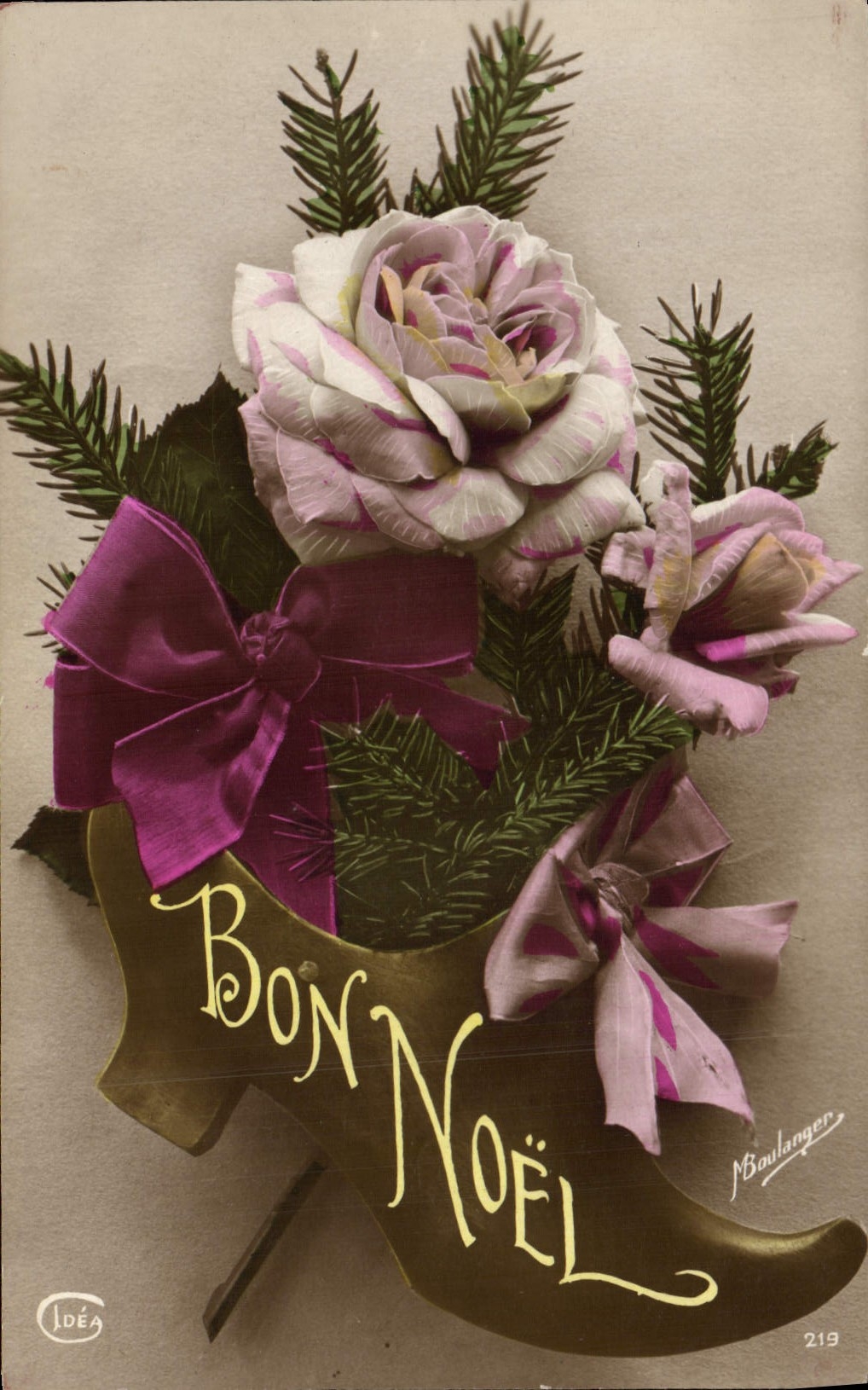 CPA Fantaisie Noel Sabot