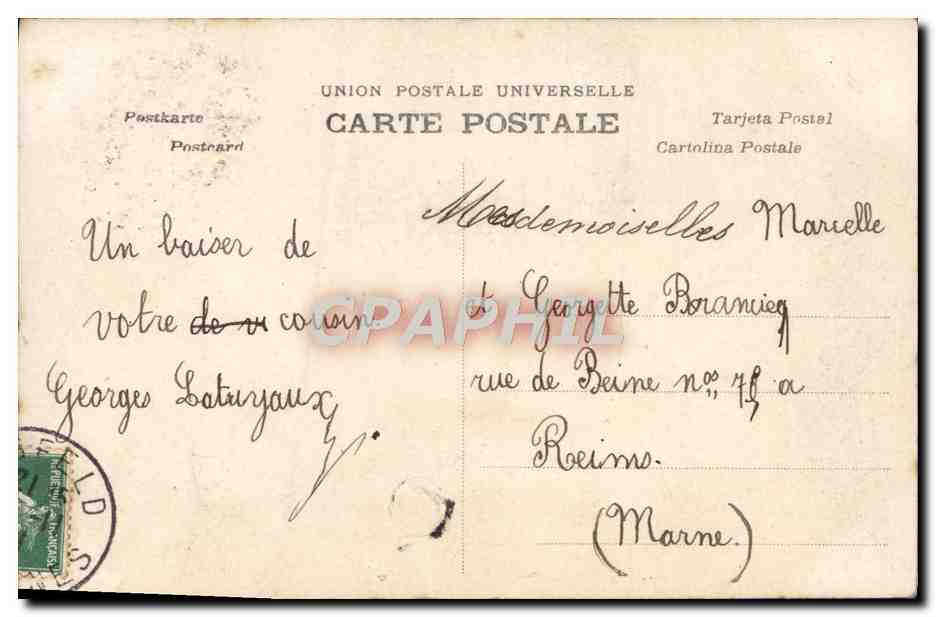 CPA Fantaisie Enfant — Verso