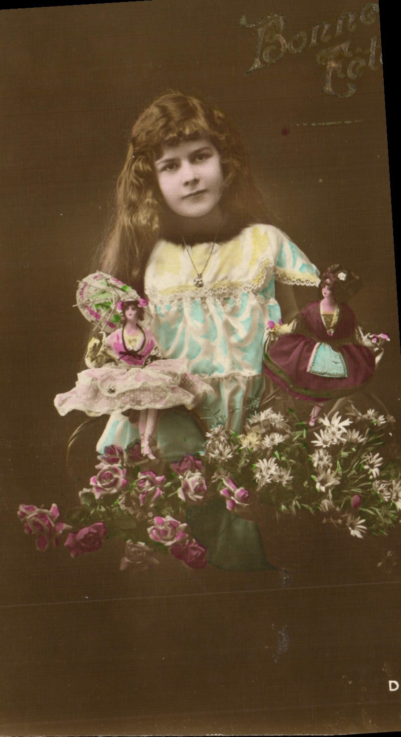 CPA Fantaisie Enfant Poupee