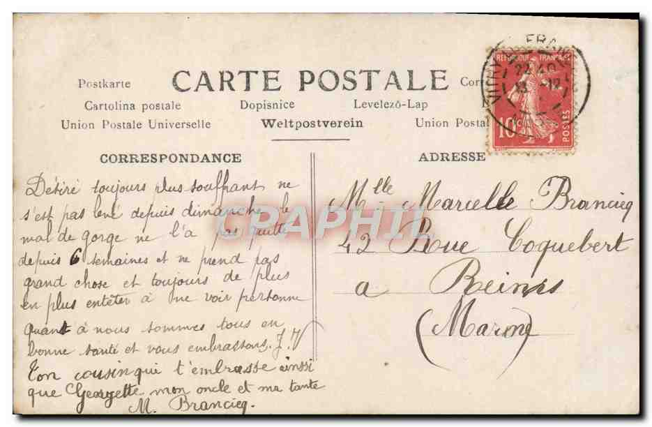 CPA Fantaisie Enfant — Rückseite