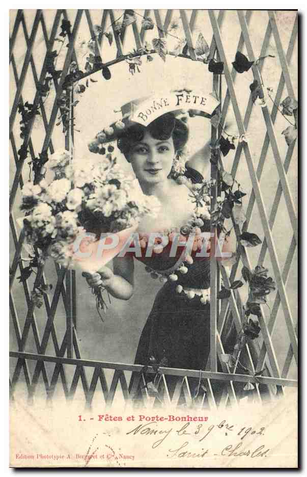 CPA Fantaisie Femme 