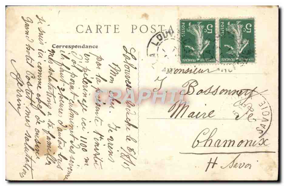 CPA La Louvesc Le tombeau de St JF Regis dans la chapelle mortuaire — Rückseite