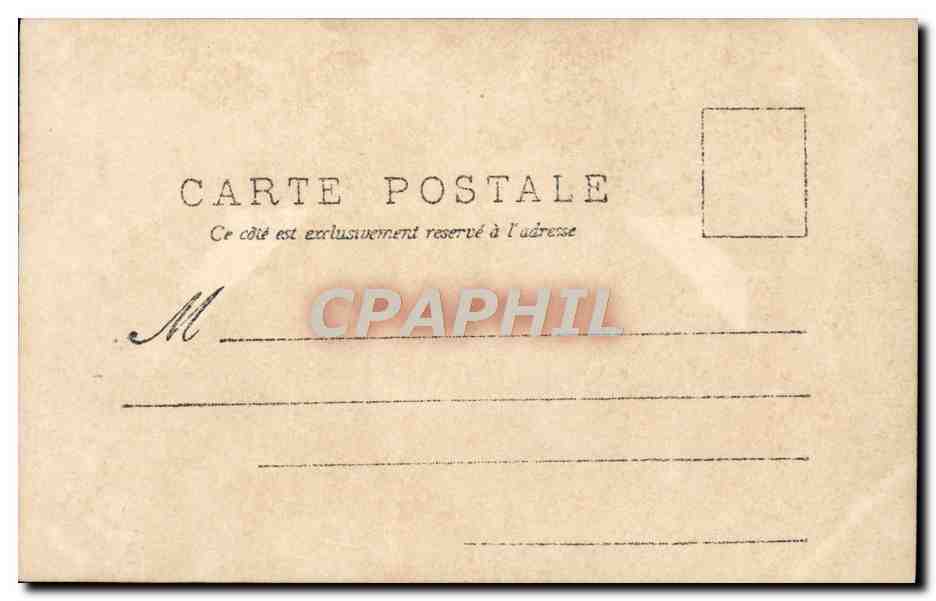 Couple assis — scène champêtre — R.P.I. (éditeur) — Verso