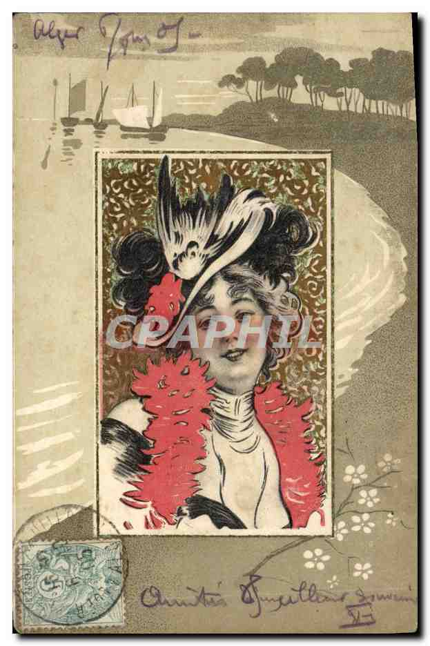CPA Fantaisie Femme