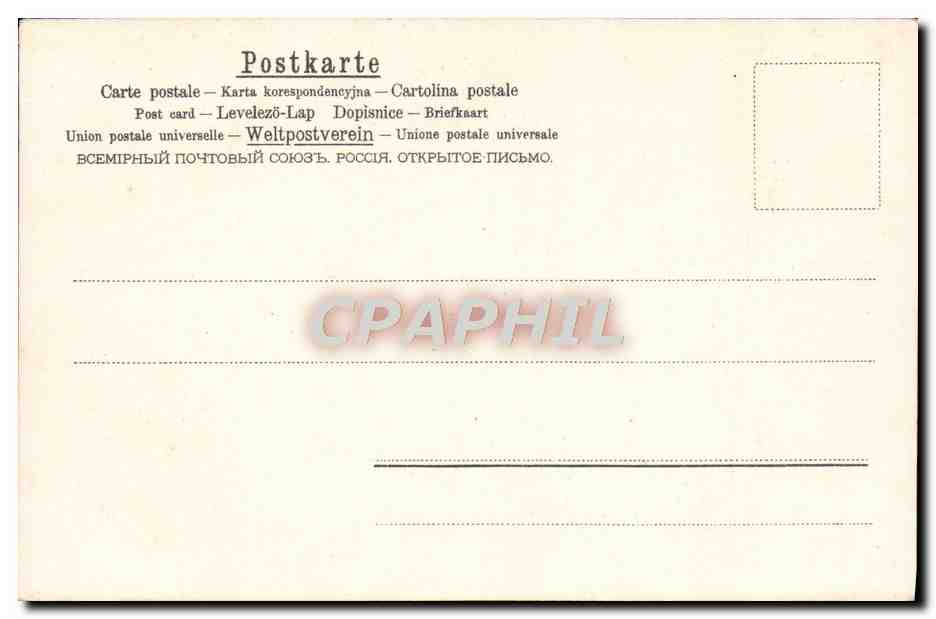 CPA Fantaisie Enfants — Verso