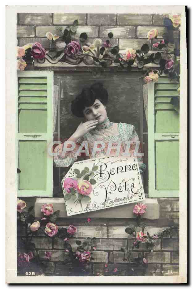CPA Fantaisie Femme