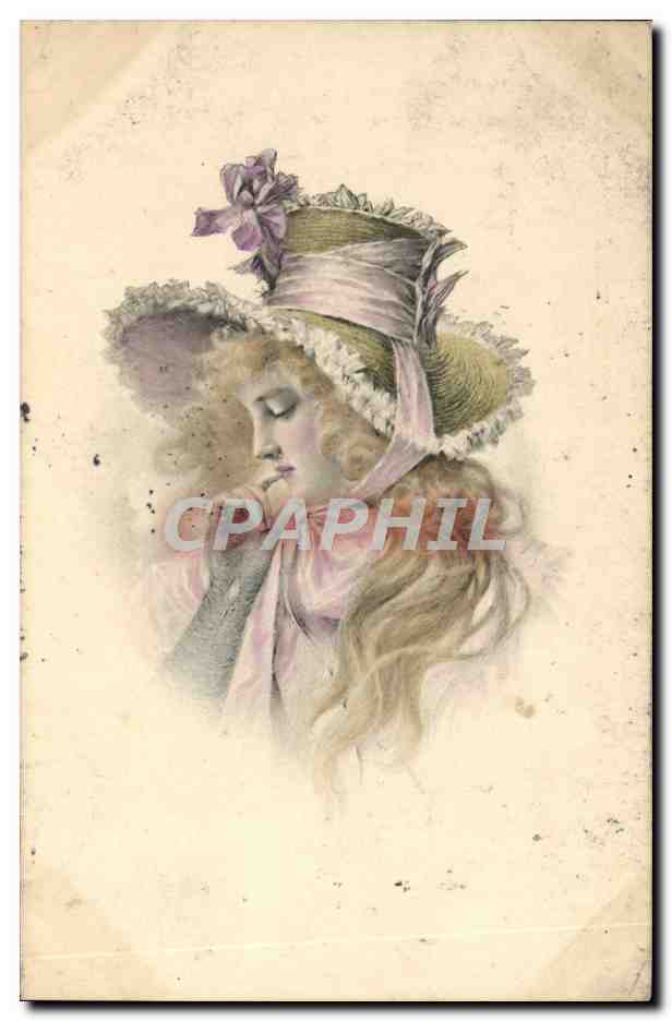 CPA Fantaisie Femme