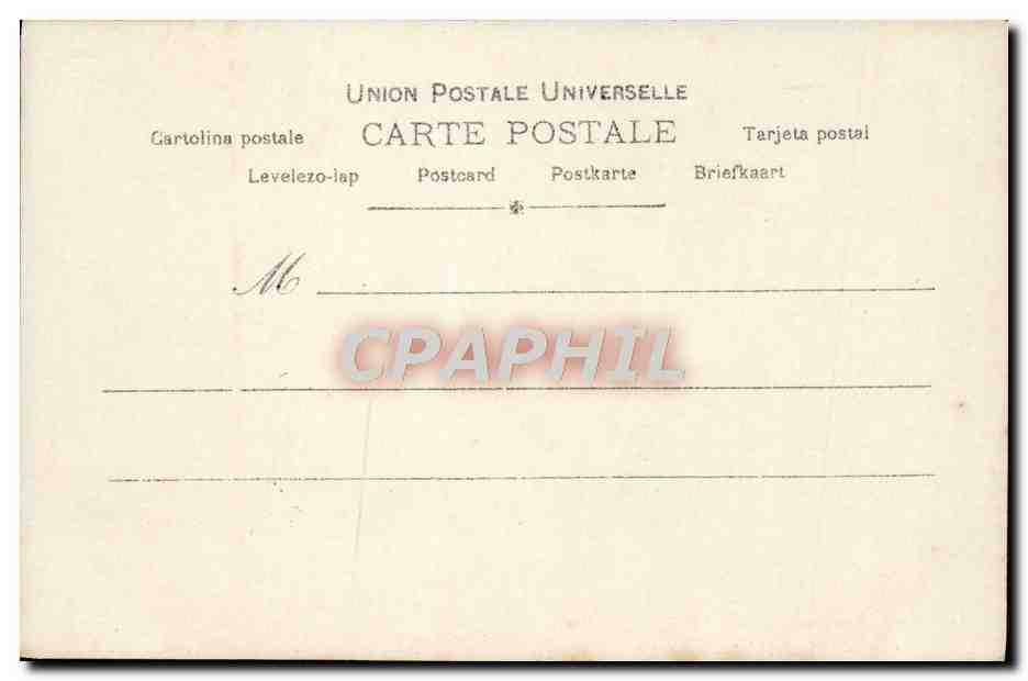 CPA Fantaisie Femme Enfants Les premiers jeux Chevre — Verso