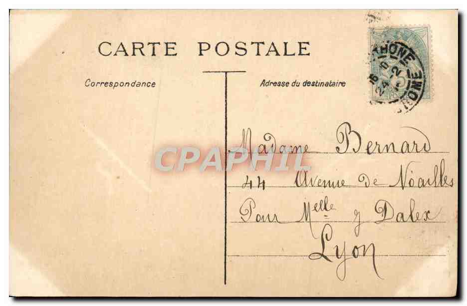 CPA Fantaisie Enfant Colombe — Verso