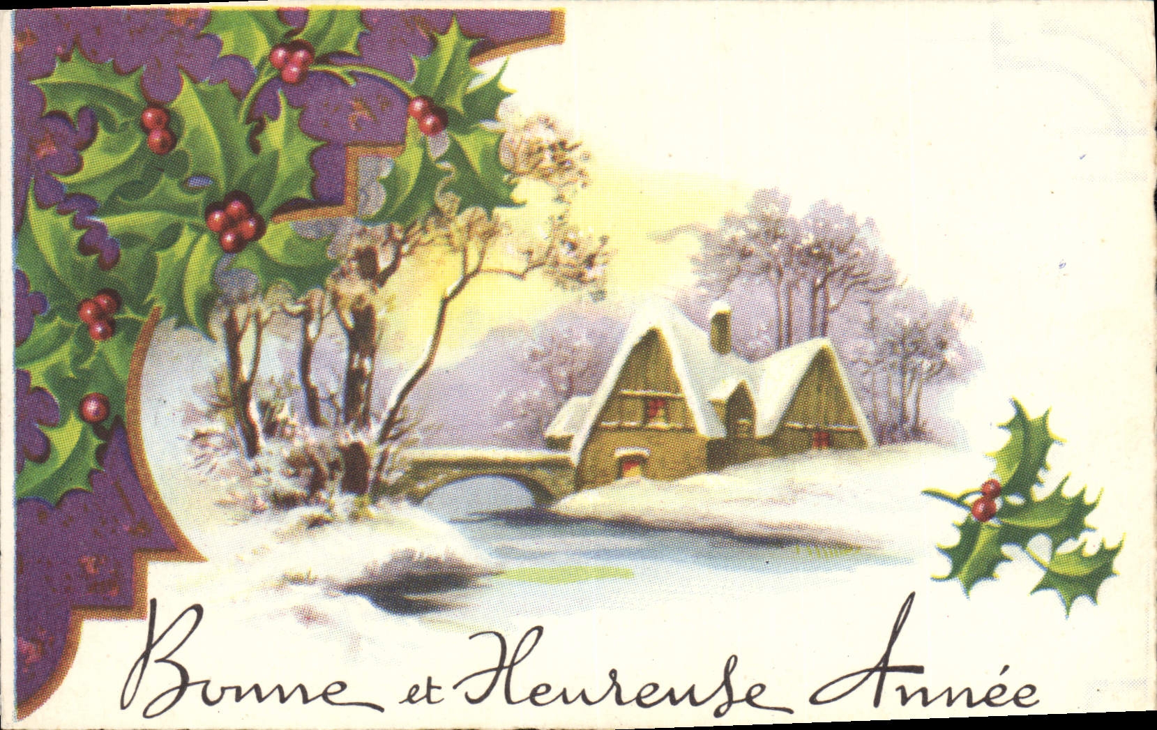 CPA Fantaisie Bonne annee