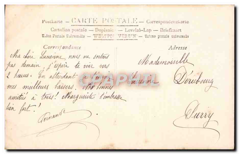 Tendresse Maternelle — Éditeur S. n° 0.460 — Reverso