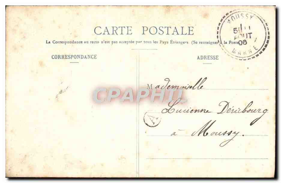 CPA Fantaisie Enfant — Rückseite