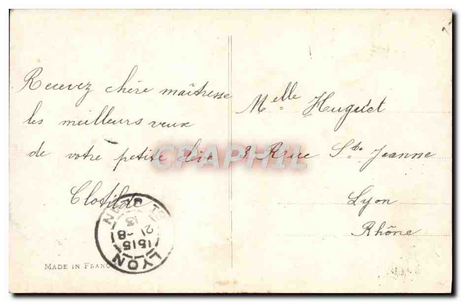 Bouquet de trèfles — Mésange 43 — éditeur Mésange — Rückseite