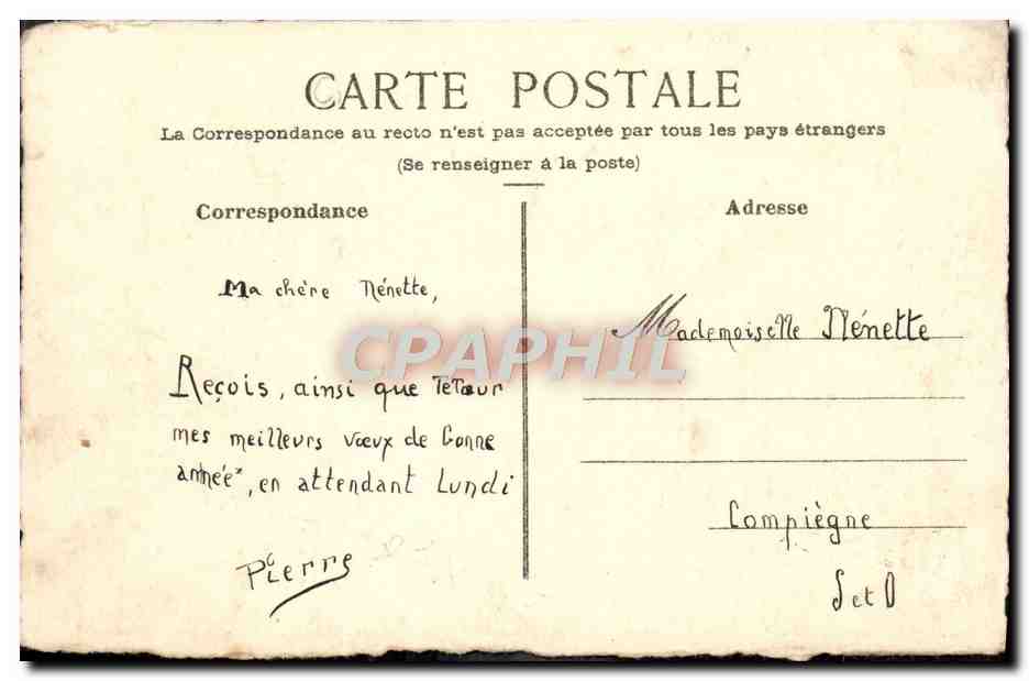 Enfant poussant un landau — illustration — éditeur non visible — Verso