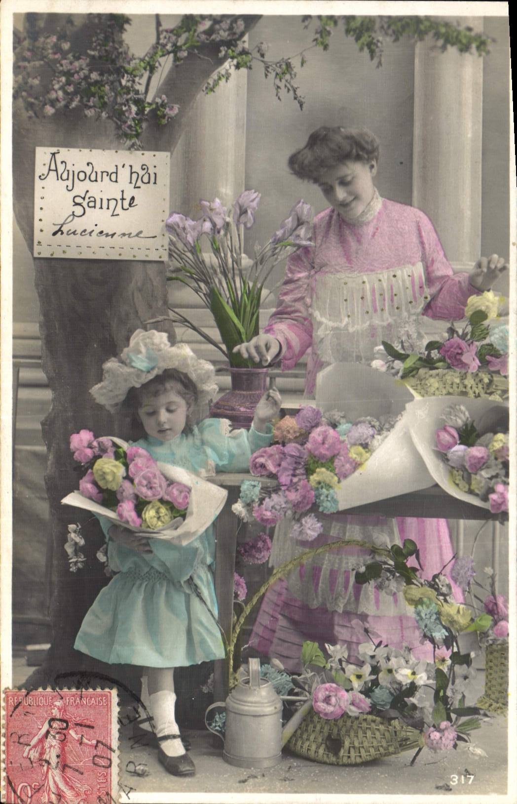 Fête de Sainte Lucie — Éditeur inconnu, n° 317