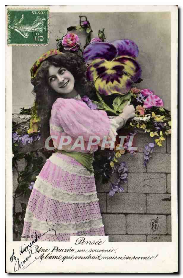 CPA Fantaisie Femme