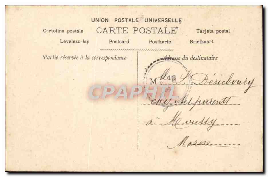 CPA Fantaisie Enfant — Rückseite