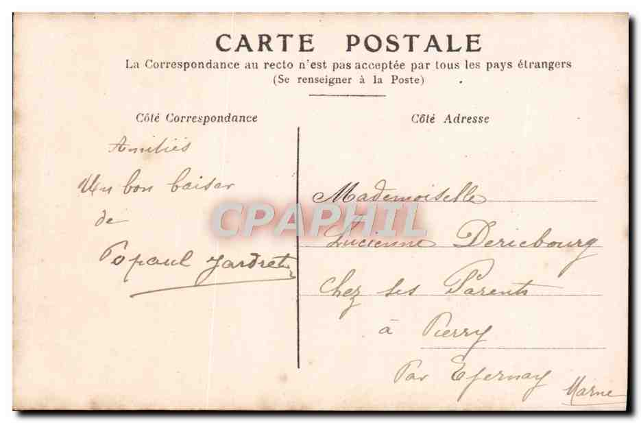 Femme au balcon — roses et bouquet — J.K. n°230 — Verso