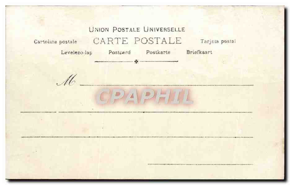 CPA Fantaisie Enfants — Rückseite