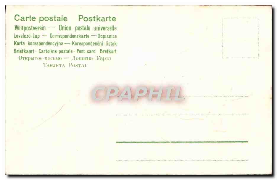 CPA Fantaisie Fleur Ange — Rückseite