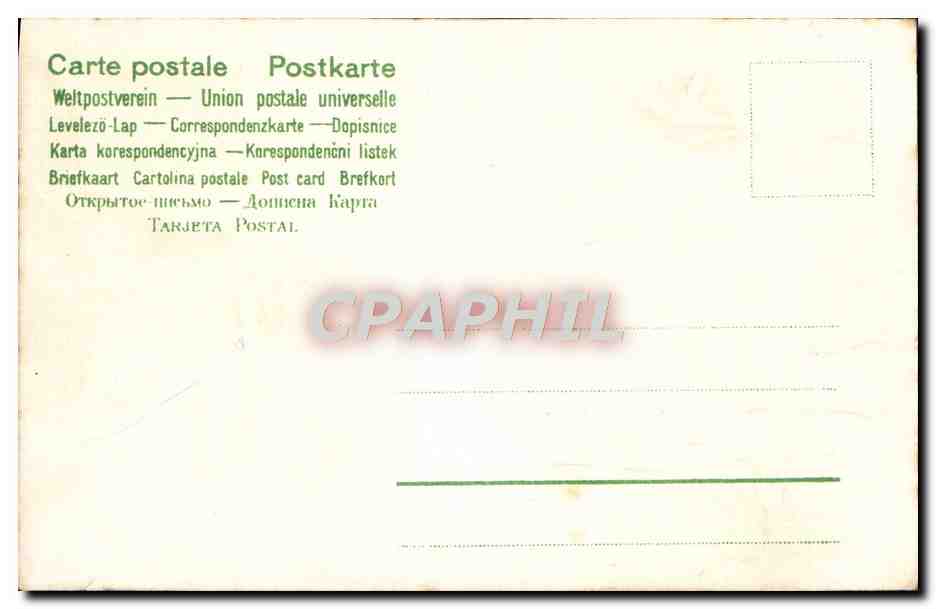 CPA Fantaisie Fleur Ange — Rückseite