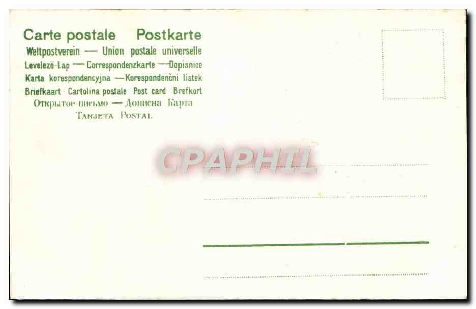 CPA Fantaisie Fleur Ange — Rückseite