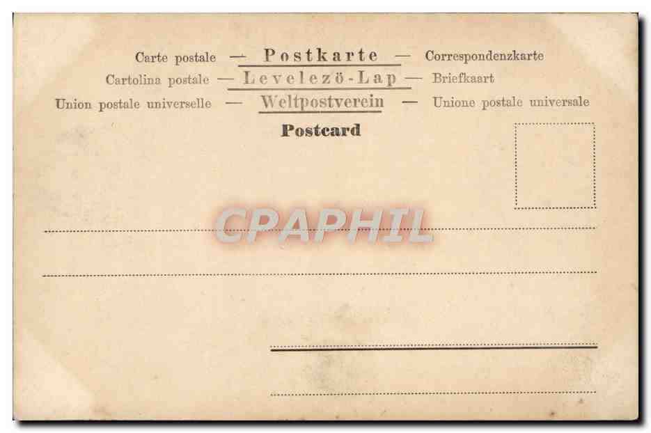CPA Fantaisie Enfants — Verso
