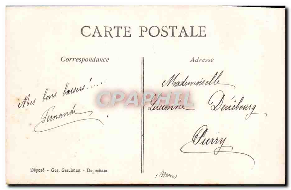 CPA Fantaisie Enfant — Rückseite