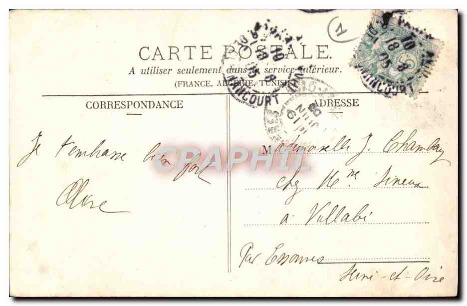 CPA Fantaisie Enfant Bebe — Verso