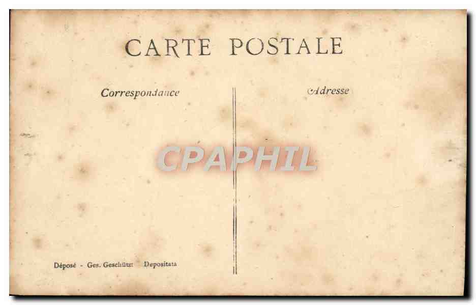CPA Fantaisie Enfant Premier Communion — Verso