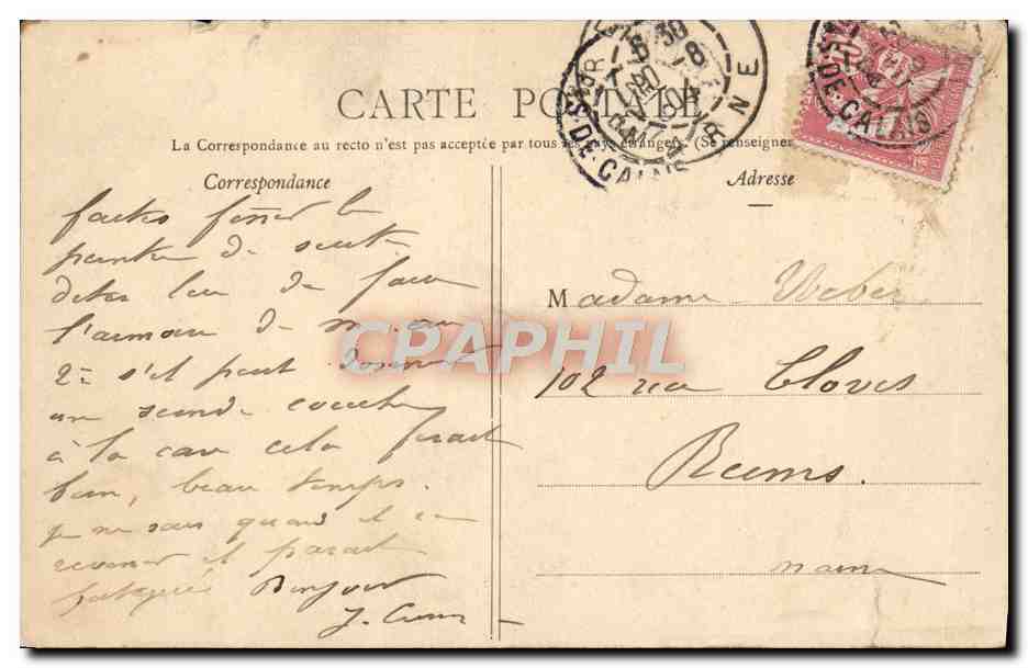 Contrôle fiscal à Octroi — Phototypie A. Bergeret & Cie, Nandy — Verso