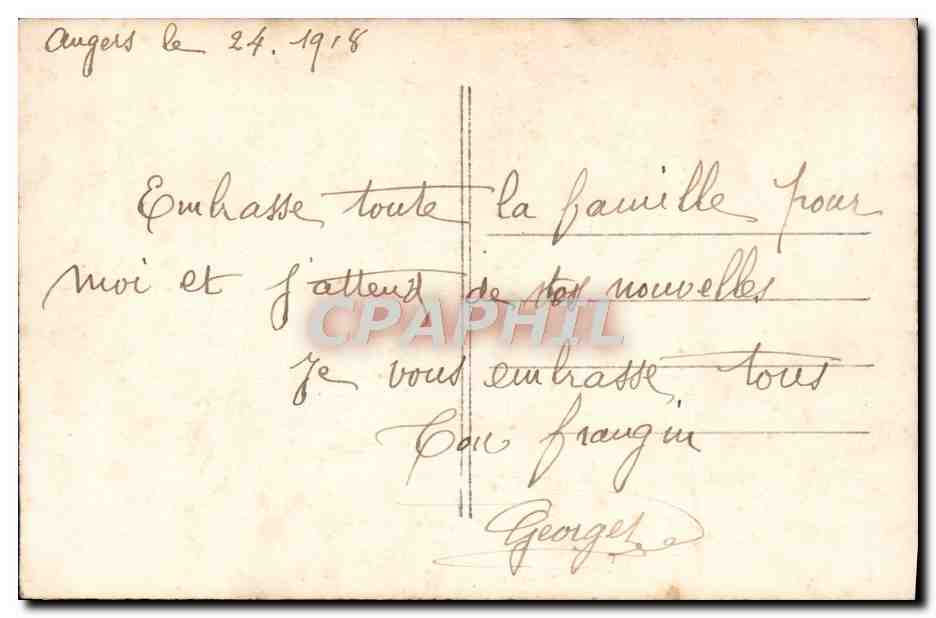 CPA Fantaisie Femme Les frissons d'amour — Rückseite