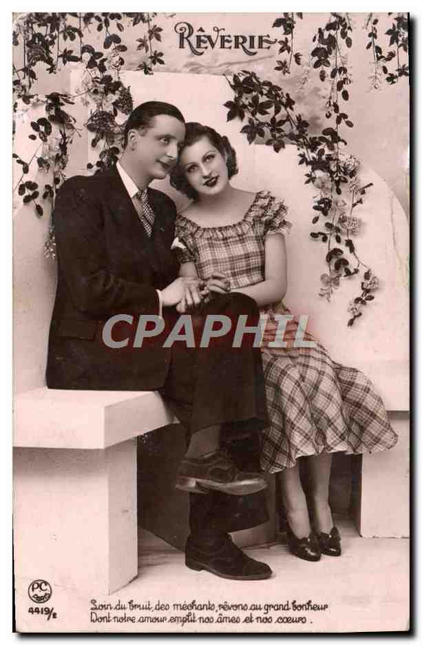 Couple amoureux — Rêverie — P-C Paris, n° 4419½