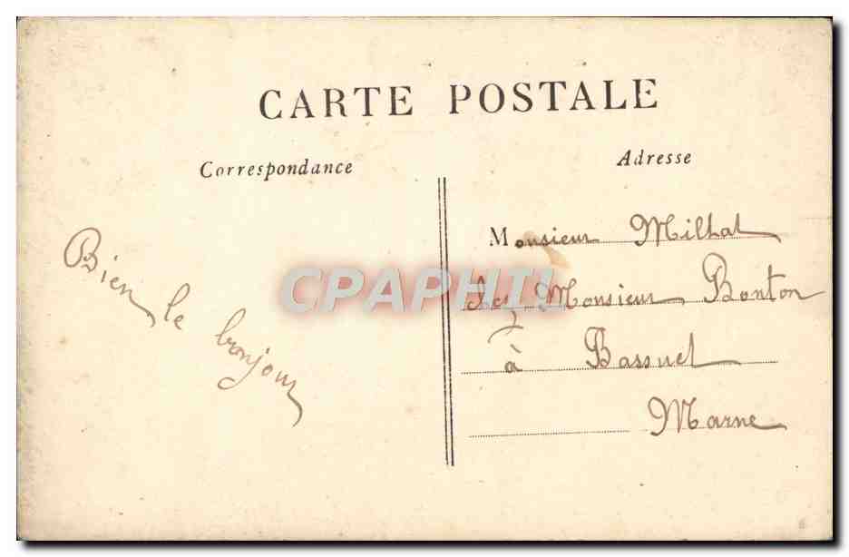 Serments champêtres — scène de couple en forêt — LE DE n°235 — Verso