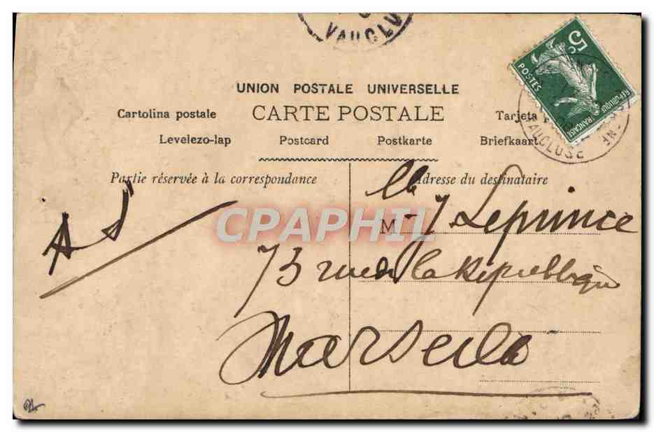 CPA Fantaisie Enfant — Rückseite