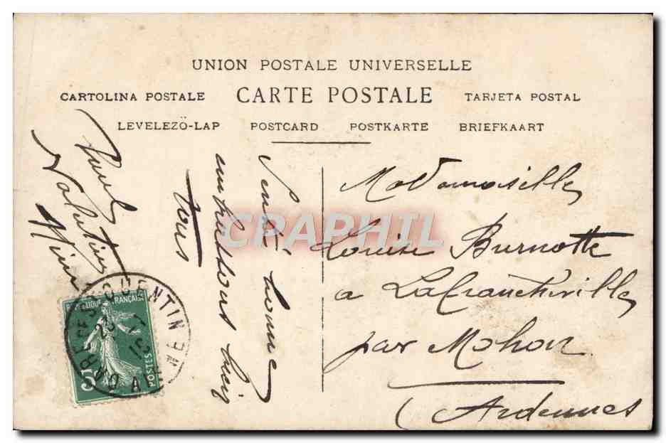 CPA Fantaisie Enfant — Rückseite