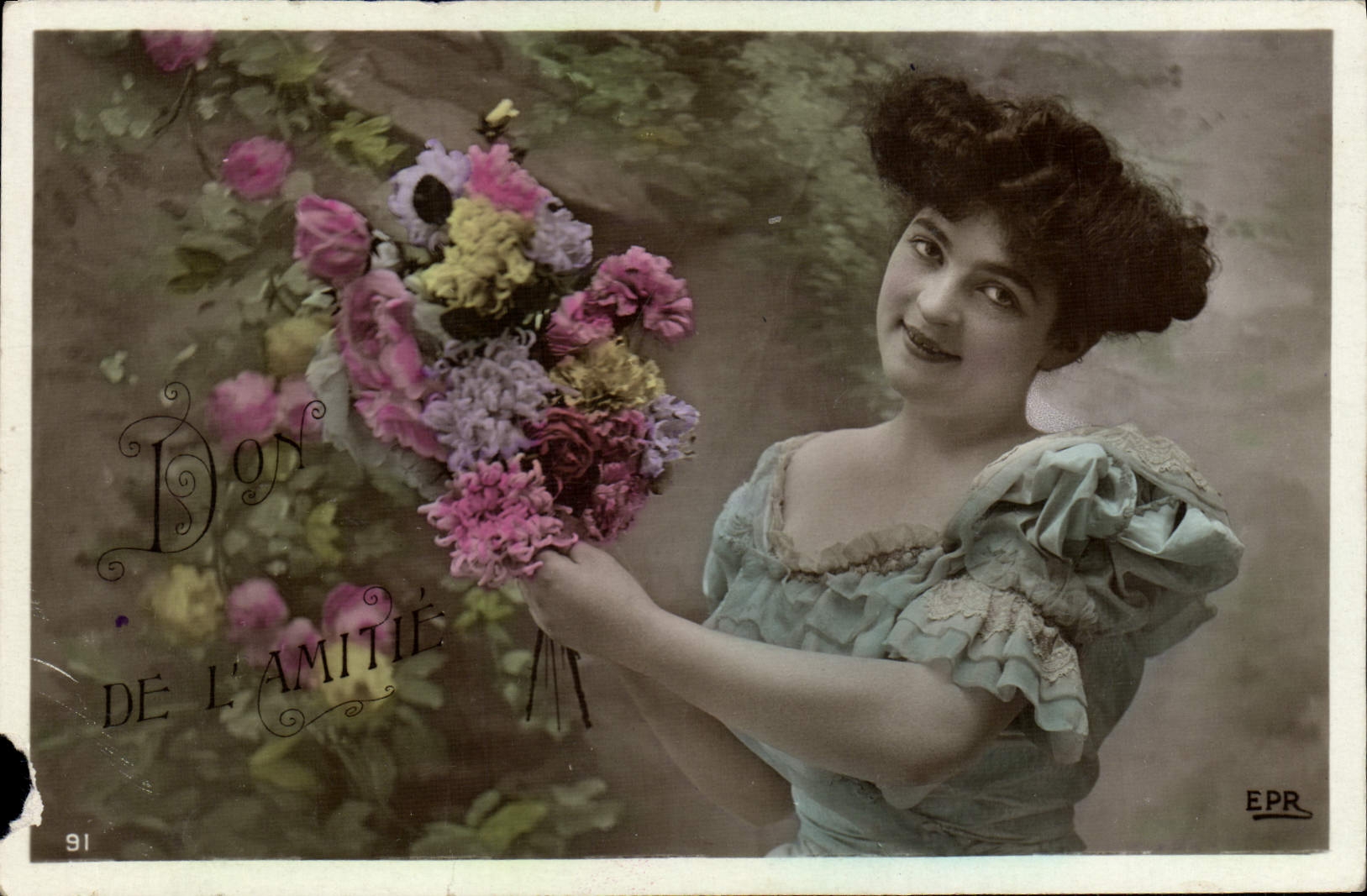 CPA Fantaisie Femme