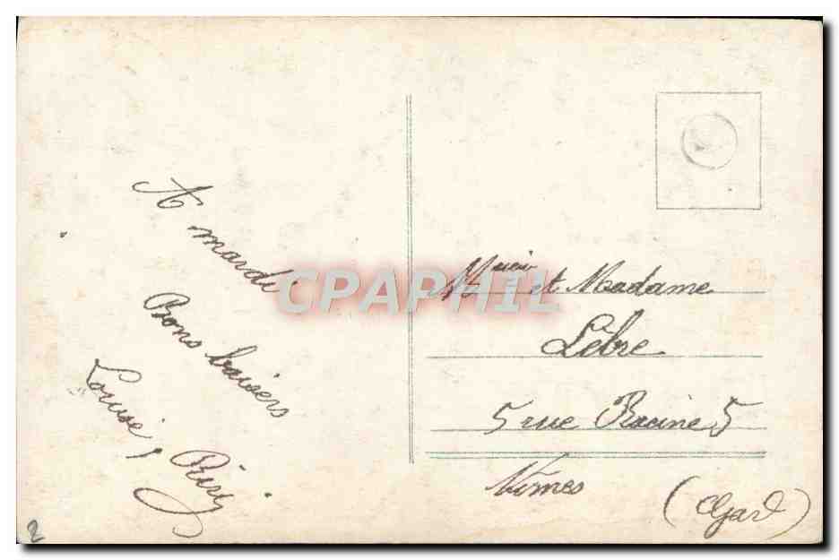 CPA Fantaisie Enfants — Verso
